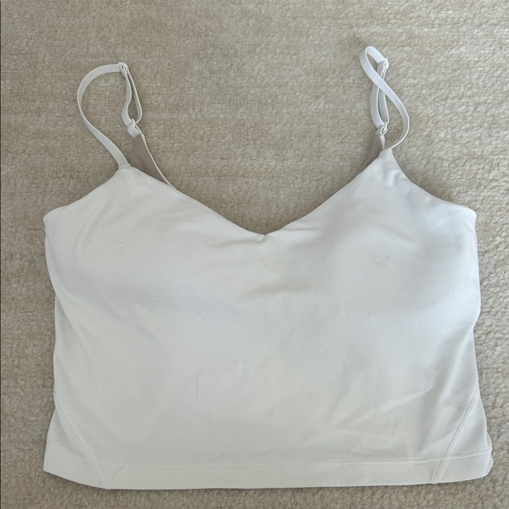Lululemon Athletica White Camisole Top